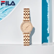 Đồng hồ thạch anh FILA cao cấp dành cho nữ – Viền pha lê tinh tế, mặt ngọc trai & dây đeo bằng thép không gỉ đánh bóng | Quà tặng sang trọng, thanh lịch, chống nước dành cho phụ nữ - Một cỡ - Xem 4