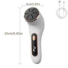 1pc Rechargeable Electric Foot Callus Remover With Exfoliating Dust Collector And Storage Function, Professional Waterproof Foot Care Tool Set With LCD Display, 2 Speeds, 3 Grinding Heads, For Removing Heel Cracks And Calluses, Holiday Gift - Multicolor - View 12