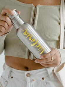 1-10 piezas Etiquetas/Pegatinas personalizadas con nombre, disponibles en múltiples tamaños y colores, reutilizables, resistentes al agua y al desgarro, adecuadas para artículos personales, cristalería, vasos de papel, rollos, globos, pegatinas de caligrafía, decoración de cajas de regalo, temporada de vuelta a clases, Poetcore - Multicolor - Ver 5