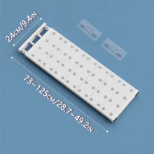 Adjustable Storage Rack - No-Drill Expandable Wardrobe, Kitchen, Bathroom Organizer | Space-Saving Extendable Rack Set, Suitable For Most RVs, Non-Electric - Multicolor - View 27