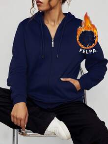 Big City Women Sweatshirts - 藏蓝色 - 查看 1