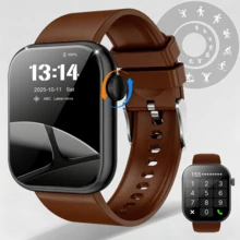 1 buc ceas inteligent sport la modă, apel wireless, memento apel, informații prompte, ceas bărbătesc, prognoză meteo, tracker sportiv, moduri multiple de exerciții, redare muzică, contor de pași și calorii, cameră de la distanță, încărcare USB, ecran TFT de 2,01 inci - 240P, compatibil cu Android și iOS - Multicolor - Vizualizare 3