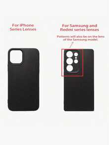 1pc Night Sky Star Moon Pattern Waterproof Anti-Fall Anti-Slip Soft Leather Phone Case Cover Compatible With Apple, Phones - Multicolor - View 7