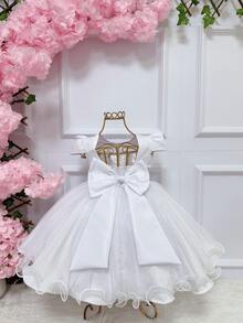 Luxury Children's Party Dress - A Fairy Tale For Your Princess! - Various Colors - 白色 - 查看 3