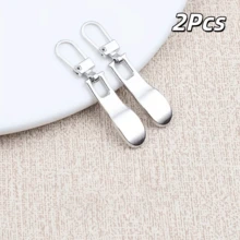 2/4/5/10 piezas Kit de reparación de cabezal de cremallera desmontable ondulado, recambios de tirador de cremallera para bolsos, zapatos, ropa, accesorios de costura DIY, herramienta de reparación rápida para cremalleras dañadas en equipaje, bolsas de viaje