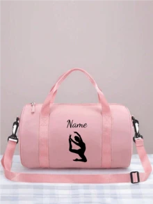 Customizable Travel/Dance Bag With Your Name, Ideal For Sports, Latin Dance And Other Occasions. Suitable For Daily Commute, Travel, Vacation, School And Outdoor Activities. Large Capacity Design Can Be Used As A Shoulder Bag, Also An Ideal Gift For Family And Friends. - Multicolor - View 18