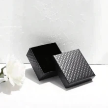 1 pieza/2/5/8/10/12Pcs-Caja de Joyas, Caja de Embalaje de Joyas con Patrón de Diamante, Caja de Collar de Plata, Caja de Almacenamiento de Anillos y Pendientes Caja Pequeña a Cuadros Negros - Multicolor - Ver 11