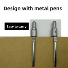 2.0 Low Center Of Gravity Metal Automatic Pencil Set, Industrial Drawing, Manga, Sketching Professional Pencil, High Quality Mechanical Pencil With Lead Refills, Suitable For Drawing, DIY, Journaling, Fine Arts