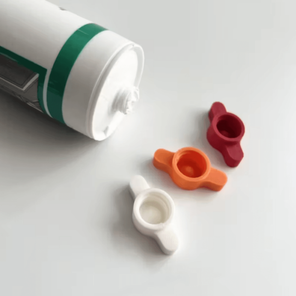 Glass Sealant Cap, Silicone Sealant Cap, Prevents Rapid Drying Of Your Open-Ended Cartridge, Fits Standard Size Glass Sealant Tubes, Features Tapered Inner Design For Improved Sealing.
