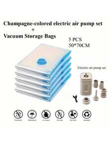 RAF 3-In-1 Electric Air Pump Vacuum Suction Pump Mini Air Compressor, Suitable For Storage Bags, Pool Float Inflation, Portable Camping, Air Mattress, Vacuum Cleaning, Swimming Pool, Swim Ring, Inflatable Sofa, Essential Summer Tool - Multicolor - View 13