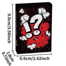 Juego de cartas interactivo de Verdad o Reto, juego de construcción de equipos para reuniones de amigos, cartas de retos divertidos, juego interactivo para noches de diversión, regalo para fiestas de Navidad, San Valentín, Halloween - Multicolor - Ver 3