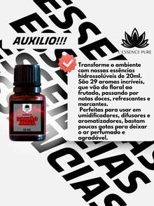 Kit Com 03 Essências para Umidificador de Ar, 20ml, Aromáticas, Difusor e Aromatizador, +10 Fragrâncias - Lavanda | Algodão | Capim Limão - Visão 3