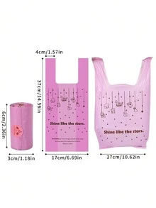 60 bolsas desechables para pañales de bebé, bolsas organizadoras de pañales de viaje, bolsas para pañales desechables con 1 soporte de bolsa para pañales incluido