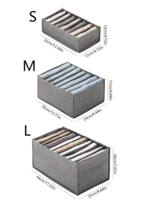 1件、裤子、衣服、收纳工具、盒子、盒子、隔层、分类袋、衣服、篮子、家用抽屉、衣柜、分层装饰装饰节日装饰房间装饰家居装饰卧室装饰连衣裙裤子鞋子牛仔裤靴子裙子卧室、收纳盒、家庭收纳、女式白色T恤、女式黑色裤子、女士冬装、连衣裙、 - 彩色 - 查看 13