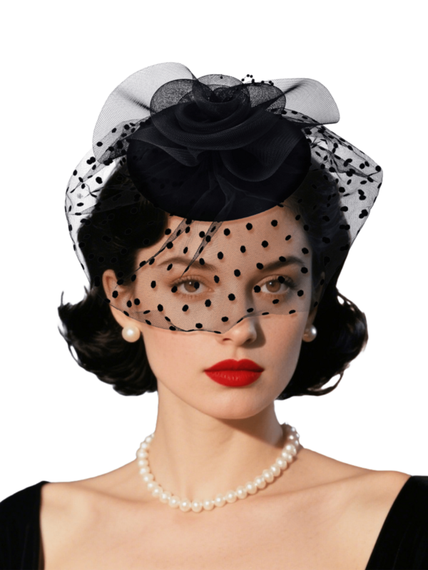 Sombrero de fascinador con velo y plumas para fiestas de té, bodas, fiestas de disfraces, cócteles, Año Nuevo, Día de la Madre, Halloween, Navidad, fiestas de noche y cumpleaños