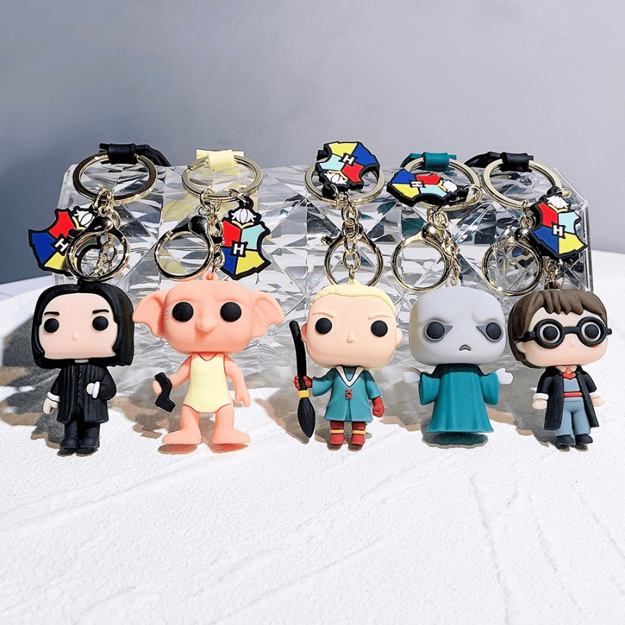 Harry Potter 1pc/3pcs  Cartoon Bag Hanging Decoration Acrylic Key Chain  Keychain Cute Ron Hermione Voldemort Gollum Doll Bag Charm Unisex Pendant Soft Material Vivid Character Details For Handbags Daily Use Perfect Gift For Wizarding World Fans Cute Y2K Cartoon Pendant, Suitable For Shoulder Bags And Backpacks And Keys,