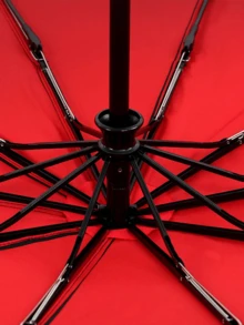 1pc Dual Layer Automatic Windproof Umbrella, 10-Rib One-Key Open & Close, Reinforced Anti-Wind Rain Umbrella, Multi-Function Travel Umbrella, Back To School Supplies Back To School