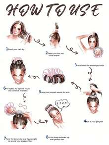 无需加热的卷发发圈，棕色缎面免加热卷发器，可睡眠时佩戴，柔软舒适的睡眠发圈，懒人卷发器，无需加热即可打造长卷发，时尚百搭，适合户外和运动，母亲节礼物，送给妈妈的礼物，缎面耐用发饰 - 彩色 - 查看 7