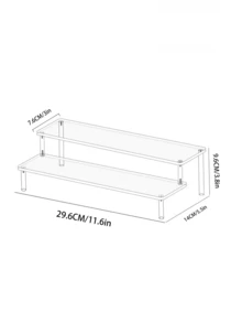 Multi-Layer Acrylic Display Shelf, Perfume Storage Rack With Lockable Shelves - Transparent Art Storage Rack, Suitable For Halloween And Christmas Decoration - Multicolor - View 9