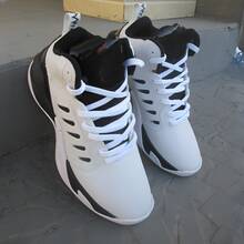 Men's High-Top Basketball Boot - Style, Comfort And Performance - 黑白 - 查看 3