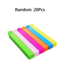 1/5/10/20 piezas Clips para bolsas de alimentos, Clips de sellado portátiles para mantener frescos los alimentos, Clips reutilizables a prueba de humedad y polvo, Adecuados para todo tipo de bolsas de plástico y bolsas de aperitivos, Cajas y almacenamiento de cocina, Accesorios de cocina, Utensilios de cocina