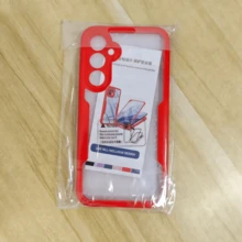 Hadaasi 1pc Red 2-In-1 Full Body Protective Case With Front Screen Protector, TPU Soft Edge + PC Hard Back Cover, Compatible With IPhone 16/16E/15/14/13/12/11 Pro Max/Plus/SE2/SE3/7/8 And Galaxy S26Ultra/S26Plus/S26/M36/S25FE, Redmi 12/13C/12C/Note 12 Pro/NOTE14PRO+/NOTE13PRO/NOTE13PRO+, POCO M6PRO, OPPO Reno14 Pro/Reno14 F, Infinix Hot 60 Pro/Hot 60 Pro+ - Red - View 55