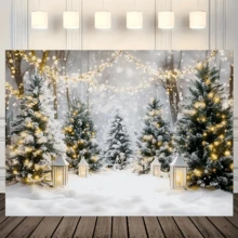 1 szt. Tło na imprezę świąteczną, baner z tkaniny, choinka ze śnieżynkami, materiał poliestrowy, nadaje się do dekoracji festiwalowych, na Nowy Rok, zimę, Boże Narodzenie, nadaje się do dekoracji ściennej o tematyce festiwalowej, zimowe świętowanie Bożego Narodzenia, dekoracje świąteczne. - Wielokolorowe - Zobacz 6