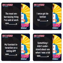 50 Tarjetas de Mentiroso Divertidas - Juegos de Fiesta de la Verdad Sucia, Desafíos de Bebida y Tareas de Castigo - Con Cumpleaños, Nunca He, Dos Verdades - Para Adultos, Noches de Juego, Fiestas - Tarjetas de Juego Hilarantes para Grupos