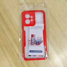 Hadaasi 1pc Red 2-In-1 Full Body Protective Case With Front Screen Protector, TPU Soft Edge + PC Hard Back Cover, Compatible With IPhone 16/16E/15/14/13/12/11 Pro Max/Plus/SE2/SE3/7/8 And Galaxy S26Ultra/S26Plus/S26/M36/S25FE, Redmi 12/13C/12C/Note 12 Pro/NOTE14PRO+/NOTE13PRO/NOTE13PRO+, POCO M6PRO, OPPO Reno14 Pro/Reno14 F, Infinix Hot 60 Pro/Hot 60 Pro+ - Red - View 76