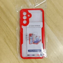 Hadaasi 1pc Red 2-In-1 Full Body Protective Case With Front Screen Protector, TPU Soft Edge + PC Hard Back Cover, Compatible With IPhone 16/16E/15/14/13/12/11 Pro Max/Plus/SE2/SE3/7/8 And Galaxy S26Ultra/S26Plus/S26/M36/S25FE, Redmi 12/13C/12C/Note 12 Pro/NOTE14PRO+/NOTE13PRO/NOTE13PRO+, POCO M6PRO, OPPO Reno14 Pro/Reno14 F, Infinix Hot 60 Pro/Hot 60 Pro+ - Red - View 90