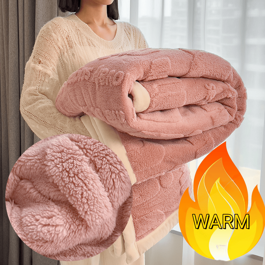 Fleece Throw Blanket Twin Size For Bed And Couch - Thick And Warm Blanket For Winter, Soft Fuzzy Plush Twin Blanket For All Seasons, Grey,Christmas Gift