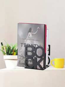 2 Sets Of BOOK Metal Bookshelves, Office Desktop Bookshelves, Retro Minimalist Book Racks, Home Living Room And Office Bookshelf Decorations, Reading Aids, Book Material Storage Racks, Christmas And Valentine's Day Return To School Gifts, Study Supplies, Student Gifts, Book Stands (Black, White, Red)