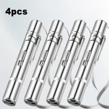 PETSIN 3-In-1 Cat Toys Laser Pen - Red Laser, UV Light, White Light 3 Modes, 5 Red Laser Chase Patterns, UV Wood's Lamp, LED White Flashlight, USB Rechargeable (60mAh), Stainless Steel Material, Pet Training & Interactive Toys