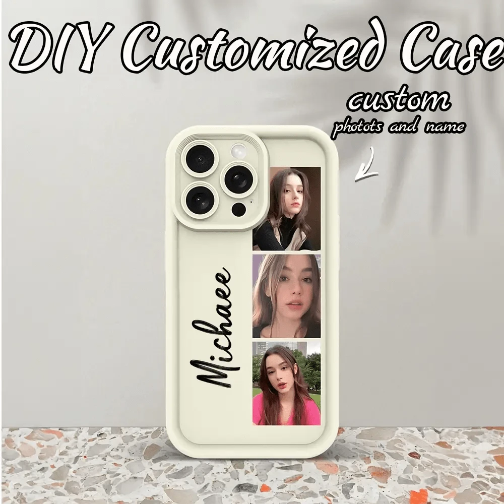 1pc Customizable Phone Case/Cover, Gift For Family/Friends/Girlfriend/Boyfriend For Easter/Halloween/Valentine's Day, Compatible With IPhone 17Air, 11, 12, 13, 14, 15, 16e, Plus, Pro, Max, X, XR, XS, XSMax