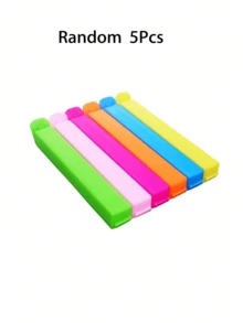 1/5/10/20 piezas Clips para bolsas de alimentos, Clips de sellado portátiles para mantener frescos los alimentos, Clips reutilizables a prueba de humedad y polvo, Adecuados para todo tipo de bolsas de plástico y bolsas de aperitivos, Cajas y almacenamiento de cocina, Accesorios de cocina, Utensilios de cocina