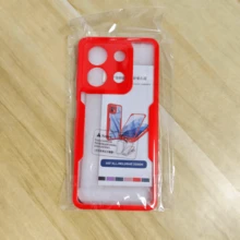 Hadaasi 1pc Red 2-In-1 Full Body Protective Case With Front Screen Protector, TPU Soft Edge + PC Hard Back Cover, Compatible With IPhone 16/16E/15/14/13/12/11 Pro Max/Plus/SE2/SE3/7/8 And Galaxy S26Ultra/S26Plus/S26/M36/S25FE, Redmi 12/13C/12C/Note 12 Pro/NOTE14PRO+/NOTE13PRO/NOTE13PRO+, POCO M6PRO, OPPO Reno14 Pro/Reno14 F, Infinix Hot 60 Pro/Hot 60 Pro+ - Red - View 82