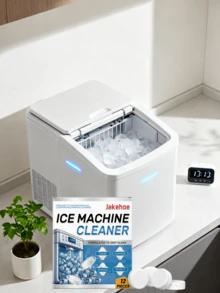 Eiswürfelbereiter Reinigungstabletten, sanfte Haushaltsreinigung, Entkalkung & Geruchsbeseitigung für Eiswürfelbereiter, Haushaltsartikel, löst Schmutz, einzeln verpackt, sprudelnde Reinigungspartikel für schnelle Entkalkung, 3D-Reinigung, Tiefenreinigung, sauerstoffangereichertes Reinigungsmittel, kein Handwaschen erforderlich, geeignet für verschiedene Materialien und Geräte, deckt den täglichen Bedarf ab