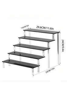 Multi-Layer Acrylic Display Shelf, Perfume Storage Rack With Lockable Shelves - Transparent Art Storage Rack, Suitable For Halloween And Christmas Decoration - Multicolor - View 18