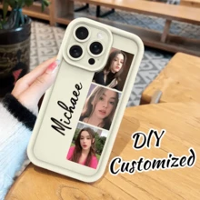 1pc Customizable Phone Case/Cover, Gift For Family/Friends/Girlfriend/Boyfriend For Easter/Halloween/Valentine's Day, Compatible With IPhone 17Air, 11, 12, 13, 14, 15, 16e, Plus, Pro, Max, X, XR, XS, XSMax
