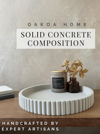 Dekorativ skål i harts - vit stor heminredningsskål - skåldekoration i soffbord - skål med pilgrimsmussla och volang, skål med pilgrimsmussla och sten - för heminredning, entré, köksbänk med frukt, bordsdekoration, nyckel - handgjord i Indien, jul