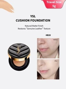 YSL 光彩完美轻盈粉底液 B20 样品，轻盈、无缝、持久、遮瑕、提亮、打造闪亮光泽 - 裸色 - 查看 1