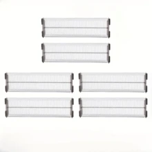 Bộ 6 ngăn kéo chia ngăn có thể điều chỉnh, ngăn nhựa có thể mở rộng để đựng quần áo, đồ lót, tất, kết hợp theo chiều dọc và chiều ngang, có thể mở rộng cho nhà bếp, ngăn kéo, ký túc xá, phòng ngủ, tủ, hộp đựng đồ văn phòng, phòng tắm, bàn trang điểm - Có thể tùy chỉnh, tiết kiệm không gian, chất liệu bền - Nhiều màu - Xem 2