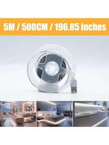 10米/5米/3米/2米/1米柔性LED灯带，USB供电，带开关控制，防水灯条，墙壁粘贴式壁灯，适用于客厅、卧室、墙壁、厨房、衣柜、梳妆台、庭院、露台、派对装饰照明