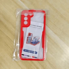 Hadaasi 1pc Red 2-In-1 Full Body Protective Case With Front Screen Protector, TPU Soft Edge + PC Hard Back Cover, Compatible With IPhone 16/16E/15/14/13/12/11 Pro Max/Plus/SE2/SE3/7/8 And Galaxy S26Ultra/S26Plus/S26/M36/S25FE, Redmi 12/13C/12C/Note 12 Pro/NOTE14PRO+/NOTE13PRO/NOTE13PRO+, POCO M6PRO, OPPO Reno14 Pro/Reno14 F, Infinix Hot 60 Pro/Hot 60 Pro+ - Red - View 34