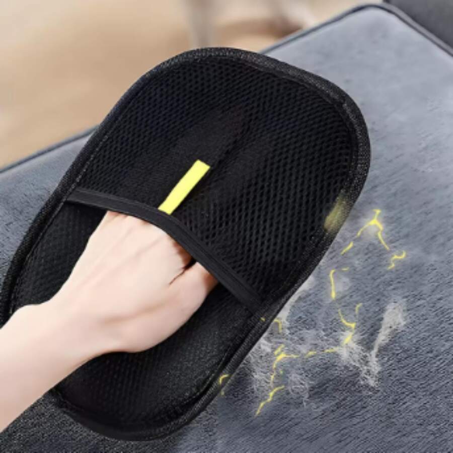 Pet Hair Removal Gloves, Double-Sided Cleaning Gloves, Reusable Deshedding Brush Glove For Cleaning. - Nhiều màu - Xem 1