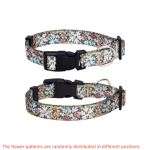 1 Piece Of Fashionable, Elegant And Creative Traction Rope With Flower Pattern Dog Collar. Soft And Comfortable Adjustable Collar Suitable For Small, Medium And Large Dogs To Interact And Play With As Pet Accessories - Multicolor - View 12