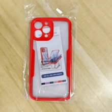 Hadaasi 1pc Red 2-In-1 Full Body Protective Case With Front Screen Protector, TPU Soft Edge + PC Hard Back Cover, Compatible With IPhone 16/16E/15/14/13/12/11 Pro Max/Plus/SE2/SE3/7/8 And Galaxy S26Ultra/S26Plus/S26/M36/S25FE, Redmi 12/13C/12C/Note 12 Pro/NOTE14PRO+/NOTE13PRO/NOTE13PRO+, POCO M6PRO, OPPO Reno14 Pro/Reno14 F, Infinix Hot 60 Pro/Hot 60 Pro+ - Red - View 47