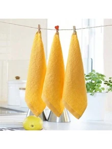 Juego de 3 toallas de mano pequeñas de fibra de bambú, pañuelos absorbentes, toallas faciales y toallas para la saliva para decoración del baño en el hogar, decoración de otoño, vuelta al colegio para salón de belleza, hogar, ducha, toallas para salón de belleza, hotel, deportes, artículos esenciales para el hogar, toalla, cuidado de la piel