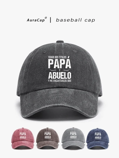 1pc Printed Vintage Washed Baseball Cap, Unisex Suitable For Spring, Summer, Autumn, Winter, Back To School, Party, Beach, Holiday, Christmas, Wedding, Outdoor Casual, Students, Teachers, Gift, Y2K Style, Young People's Choice, Casual Headwear, Pink, Black, Green, Trucker Hat