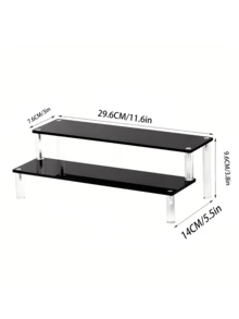Multi-Layer Acrylic Display Shelf, Perfume Storage Rack With Lockable Shelves - Transparent Art Storage Rack, Suitable For Halloween And Christmas Decoration - Multicolor - View 13